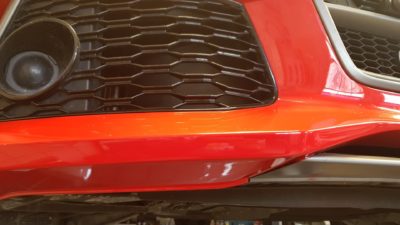 Audi Stosstange nachher